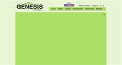 Desktop Screenshot of genesishomesia.com
