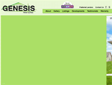 Tablet Screenshot of genesishomesia.com
